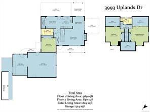 $865,000 - 3993 Uplands Dr<br>Nanaimo, British Columbia, V9T 2T9