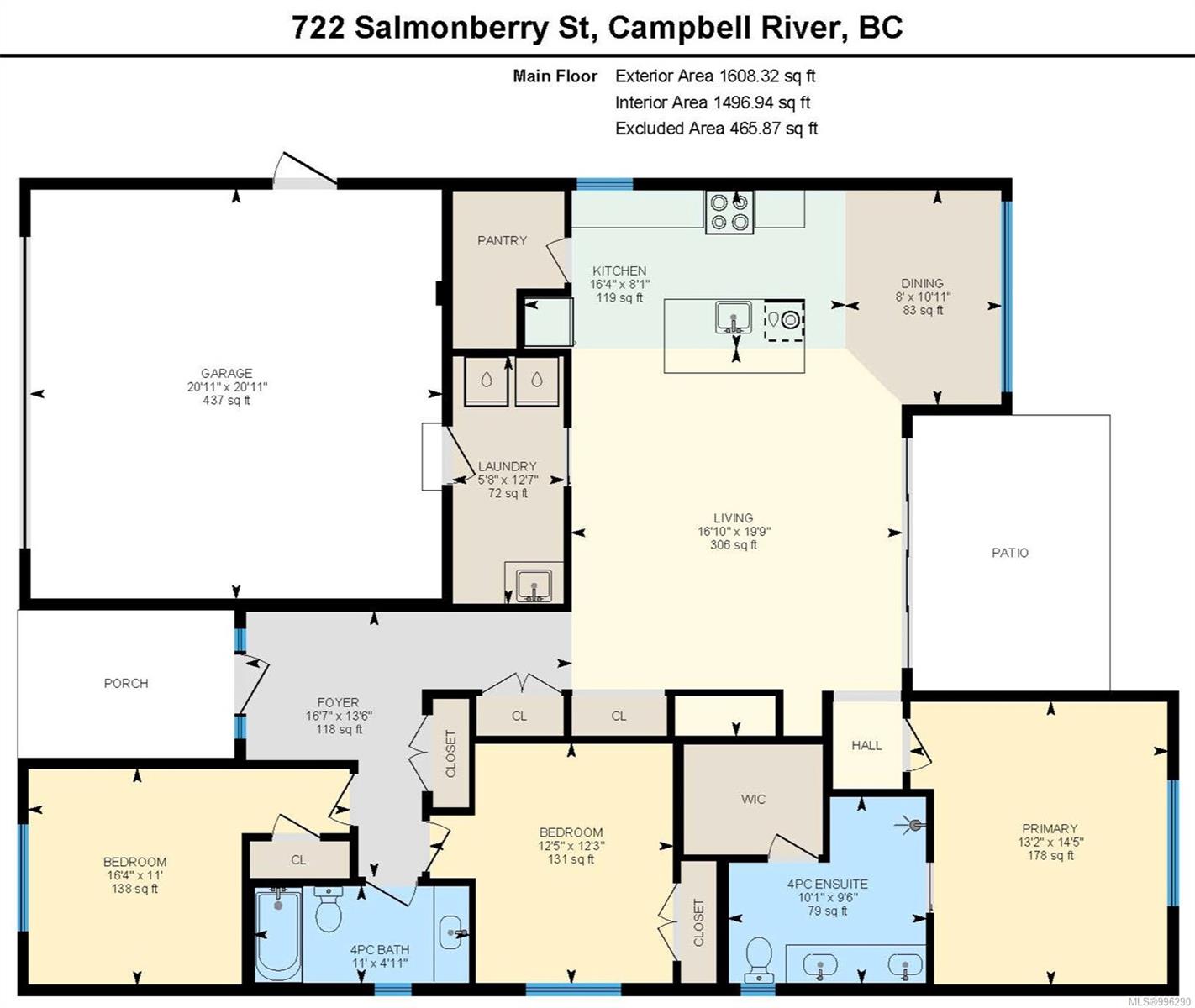 $849,900 - 722 Salmonberry St<br>British Columbia, V9H 0G1