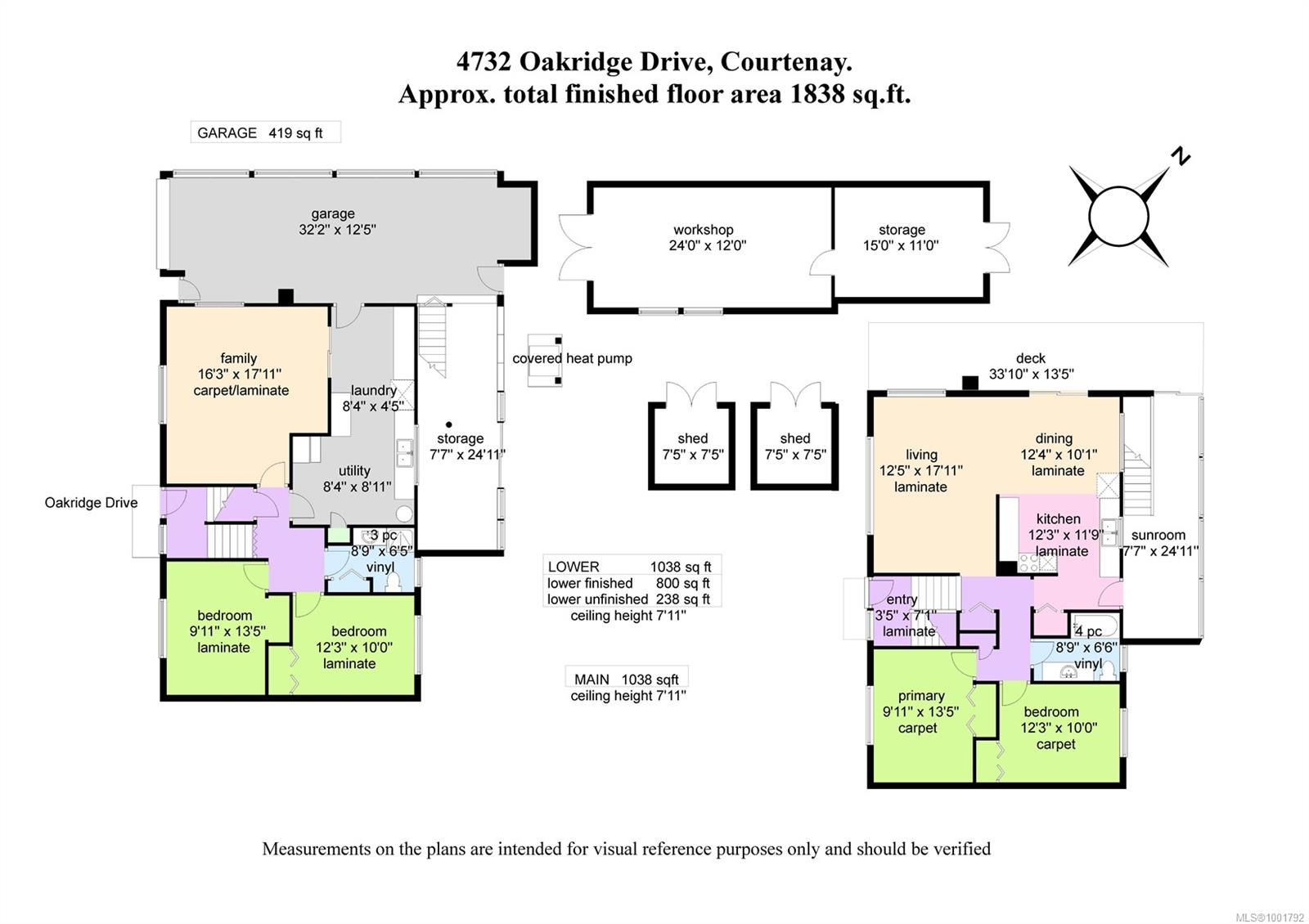 $1,100,000 - 4732 Oakridge Dr<br>British Columbia, V9N 6A8