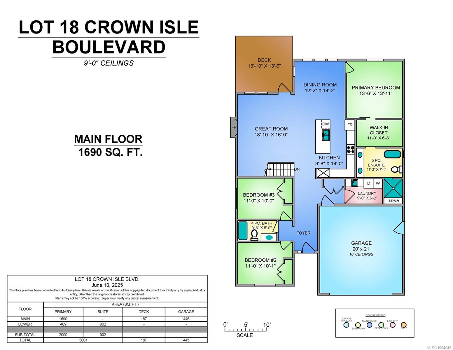 $1,389,000 - 1834 Crown Isle Blvd<br>British Columbia, V9N 9X5